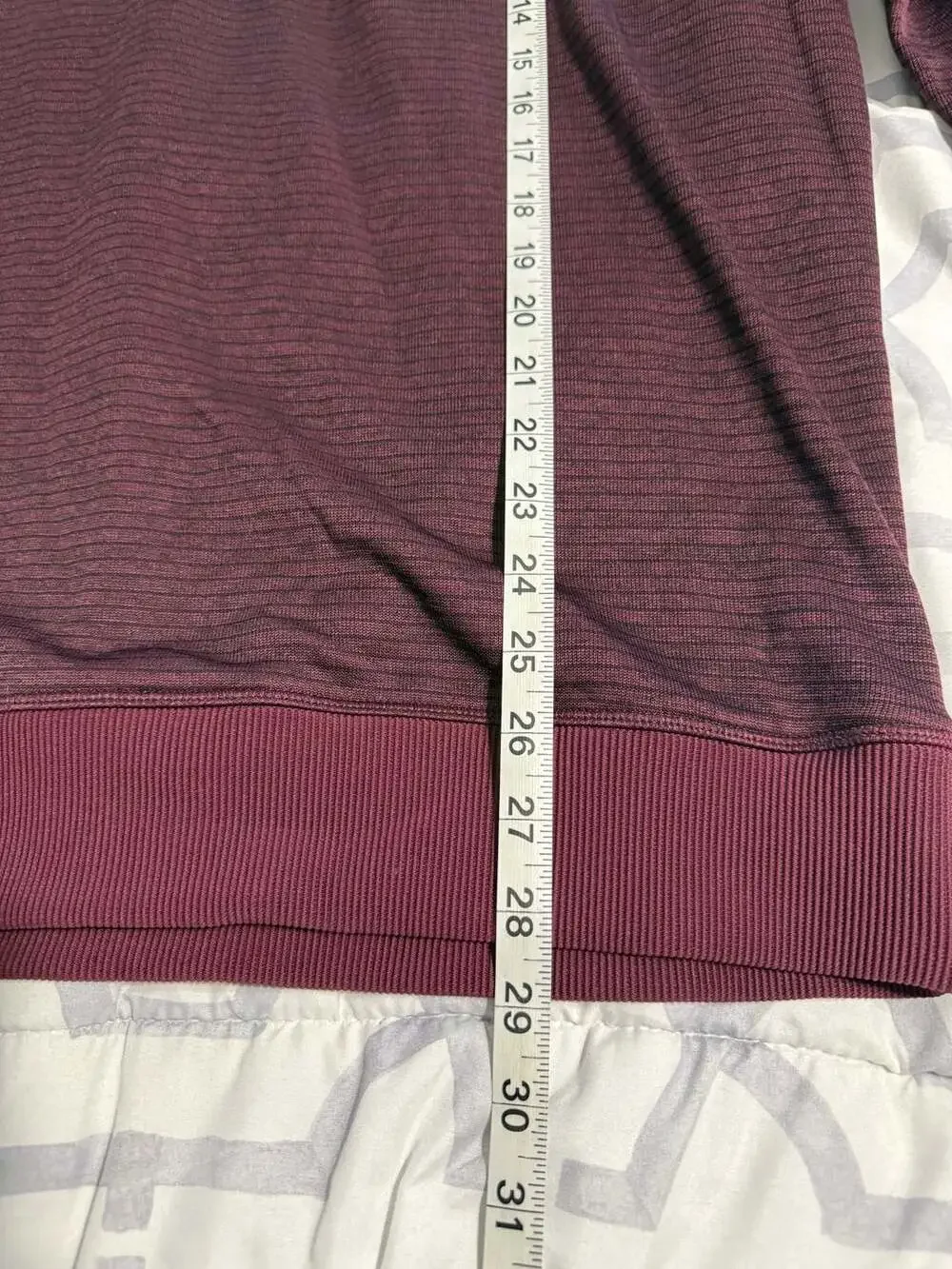 Under Armour ColdGear Loose 1/4 Zip Pullover Maroon Men's Size Large